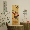 Marcador de Bambú Estilo Dibujo Animado Viaje al Oeste Estilo Chino Creativo Regalo de Madera para Amigos Recuerdo Cultural Tendencia Nacional Borla