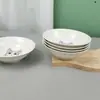 Pratos e Louças de Cerâmica de Gatinho Fofo Desenho Animado Tigela de Arroz Tigela de Sopa Tigela de Macarrão Prato de Frutas Prato de Legumes Prato Grande para Frango Frito