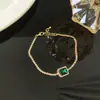 Pulsera elástica abierta de circonita de moda versátil temperamento dulce pulsera personalizada simple collar pulsera de alto sentido