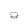 Aço inoxidável 316L 1.2*8/10mm 9 pequenos piercings com ponta de bola 16G joias punk para perfuração atacado