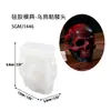 Molde de Caveira de Mago Corvo para Halloween Velas Perfumadas DIY Decoração de Mesa Molde de Silicone Atacado