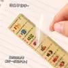 Regla de Dibujo Ondulada para Estudiantes, Regla de Línea Ondulada, Regla de Historia de Dinastías de Dibujos Animados, Regla de Línea de Tiempo de Historia, Material Didáctico para el Aula, Venta al por Mayor