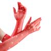 Guantes de Malla con Diamantes Calientes Europeos y Americanos, Guantes Largos de Diamantes con Banda Elástica Modernos y Sexys, Guantes de Red para Carnaval de Festival de Música Electrónica Disco