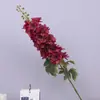 Flor artificial única grande delfínio casamento auditório materiais de flor macia layout do local paisagismo arranjo de flores loja decoração arte floral