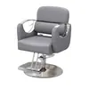Silla de Peluquería Famosa en Internet, Silla para Salón de Belleza, Reposabrazos de Acero Inoxidable, Altura Ajustable, Silla Giratoria para Cortar el Cabello, Silla de Peluquería