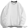 Nova Camiseta de Manga Longa de Outono Masculina Suéter Pesado Camisa Base Masculina Tendência Gola Redonda Gola Alta Suéter Falso de Duas Peças para Homem