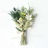 Mini Buquê Transfronteiriço Buquê de Flores Secas Frescas Lembrancinha de Festa Materiais Florais Artesanais DIY Materiais Decorativos
