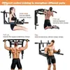 Barras Sencillas y Dobles Montadas en la Pared Equipo de Ejercicio Multifuncional para Interiores Montado en la Pared para Fitness en Casa, Barra de Dominadas, Barra para Colgar de Uso Doméstico