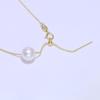 Accesorios de bricolaje, collar con pasador de ajuste Lutong de eslabones de cuentas de plata esterlina S925, cadena de clavícula de moda para mujer