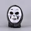 Máscara de Halloween Pieza Única con Hilo Máscara de Baile de Máscaras Plástico Blanco Cara Grimace Grito de Muerte Máscara Horror Miedo