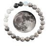Pulsera Unisex de Ocho Planetas del Universo Transfronterizo con Piedra Natural Ojo de Tigre y Cuentas de Saturno Pulsera Cielo Estrellado