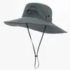 Sombrero de Vaquero Occidental, Sombrero de Pescador, Sombrero de Sol con Protección UV para Mujer, Sombrero de Sol para Exteriores, Sombrero para Senderismo, Ala Ancha para Hombre, Circunferencia de Cabeza Grande
