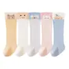 Calcetines para bebé, colección primavera y otoño, calcetines hasta la rodilla, calcetines largos lindos para bebé, nuevos estilos de otoño e invierno, calcetines para recién nacidos