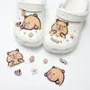 Charms de Sapato de Tartaruga de Desenho Animado e Dragão de Fogo Acessórios DIY Fivelas de Sapato Animal Fofo Resina de PVC Fivelas Decorativas em Estoque