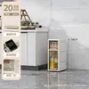 Armário de Armazenamento Multicamadas com Tampa Articulada Gabinete para Espaço Vazio na Cozinha Sala de Estar Rack de Armazenamento para Espaços Estreitos Domésticos Banheiro Armário de Armazenamento Simples