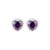 Aretes de Plata Esterlina S925 con Zirconias Coloridas para Mujer, Pequeños, Exquisitos, Modernos, Simples, para Orejas Perforadas, Aretes Versátiles para el Día a Día al Mayoreo