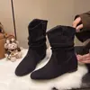 Botines Chelsea Retro Birkenstock con Aumento Oculto de Altura para Mujer Nuevo Estilo Otoño/Invierno 2026 Combinar con Faldas Botas de Plataforma Botas Ajustadas