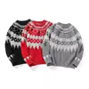 Suéter de Punto Jacquard Fair Isle Bloque de Color Otoño e Invierno Cuello Redondo para Hombre, Marca de Moda, Corte Holgado, Ropa de Punto Imitación de Visón para Parejas, Negro y Gris