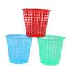 Venta al por mayor de fábrica, bote de basura de plástico limpio, colorido, material PP, para oficina, hogar, cubo de basura hueco