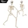 Nuevo Esqueleto de Halloween 90cm Cuerpo Humano Artificial Esqueleto de Plástico Decoración Casa Embrujada Escena Festiva Layout