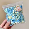 Gomas para el Cabello de Niña de Colores Dopamina, Bandas Elásticas Pequeñas para Niñas, Alta Elasticidad, No Dañinas, Cuerdas para el Cabello Duraderas, Trenzado de Cabello de Princesa