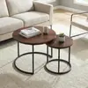 Mesa de centro mesa de jantar combinada transfronteiriça sala de estar casa mesa de chá de luxo leve apartamento pequeno mesa redonda combinada mesa mãe-filho mesa de centro atacado