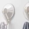 Gancho com Ventosa Super Forte, Sem Furos, Gancho Adesivo de Parede Sem Marcas para Banheiro e Cozinha, Montado na Parede, Reutilizável