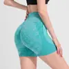 Pantalones Cortos de Punto Sin Costuras Color Durazno para Fitness Mujer Cintura Alta Levanta Glúteos Pantalones Cortos de Yoga Pantalones Cortos Deportivos Mujer Pantalones Cortos Verano Finos