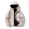 Nueva chaqueta de hombre para otoño e invierno, tres en uno de grafeno, cortavientos para exteriores, moderna, ropa de montañismo para primavera y otoño