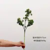 Flor Artificial Hanyang de 3 Ramas Lirio de Piedra con Frutos de Mijo y Frutos de Milán, Accesorios para Arreglos Florales, Arte Floral Vegetal y Diseño de Paisajes
