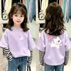 Camiseta de manga larga a rayas para niña, nueva colección de otoño 2026, top de algodón puro para bebés, camiseta interior infantil para otoño