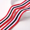 Cintas elásticas a rayas Bolso de cincha Ropa Cinturón decorativo Accesorios DIY Cinturón de encaje Ropa deportiva Pantalones Fabricante Accesorios