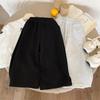 Otoño 2026 Nuevo Estilo Coreano Pantalones de Chándal Rectos Casuales para Niños Unisex Versátiles de Corte Holgado con Puños de Botón Oculto Pantalones Largos de Moda