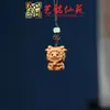 Pingente de Corrente para Celular Sapo de Madeira Arco-Íris Yiming Xianyuan Sandália Criativa de Sândalo Animal Desenho Animado Sapo Ornamento