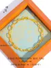 Retención de color fuerte anillo de oro brillante 24K pulsera entrelazada pulsera de cadena geométrica círculo sólido cadena lisa combinable para todo accesorios DIY para mujer