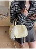 Bolsas Pequeñas de Moda Transfronterizas para Mujer, Populares en 2026, Nuevos Bolsos Cruzados de Nicho de Moda, Bolsos Cubo Plegados