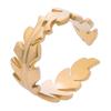 Corona de sauce colorida anillo de titanio ajustable para hombres y mujeres estilo europeo y americano anillo de cola de anillo cruzado venta caliente transfronteriza