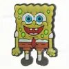 Fabricantes de Ponto Tênis Bob Esponja Flor Chinelo Decoração de Fivela de Sapato de PVC para E-commerce Transfronteiriço Amazon Ali Internacional/