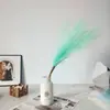 Hierba de Caña Artificial Multicolor Hierba de Pampa Pieza Única Decoración del Hogar Suministros para Bodas Hierba de Juncia Pequeña Hierba Cola de Conejo