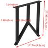Fabricantes de fuentes, trípode de mesa de acero inoxidable y hierro forjado, muebles, herrajes metálicos, soporte para pata de mesa, pata de mesa de escritorio, venta al por mayor para el hogar