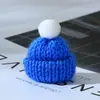 Directo de fábrica sombrero de lana tejido coreano accesorios decorativos de pompón de lana hechos a mano mini sombrero de Navidad al por mayor
