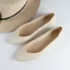 Novos Sandálias de Bico Fino de Verão Yuzhihao Sapatilhas Femininas Baotou Moda Cor Pura Roupa Externa Sapatilhas de Bico Baixo Calçados Femininos