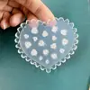 Molde de Arte para Uñas de Dibujos Animados al por Mayor Silicona de Alta Transparencia No se Pone Blanco Molde para Uñas de Epoxi Flor de Tulipán Lazo