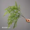 Flores artificiais em tons de verde, de haste única, para decoração de local de casamento, decoração de salão de casamento de luxo, arranjos florais de plástico