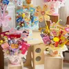 Día del Niño Shangjin Ramo de Snacks con Molinillo de Viento Arreglo Creativo con Molinillo de Viento Giratorio de Cuento de Hadas Materiales Florales