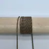 Em estoque corda de poliéster 2mm com núcleo torcido, corda de guarda-chuva mesclada, puxador de bolsa, tecelagem manual, corda para pendurar DIY, decoração de cauda de puxar à prova de vento, pingente de gota