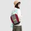 Mochila com Design Color-Blocking de Nicho para Homens, Bolsa Versátil para Trabalho e Viagem, Mochila Leve de Caminhada Estilo Japonês, Mochila para Estudantes Universitários para Mulheres
