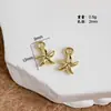 Pingente Oceano Concha Caranguejo Lagosta Peixe Pequeno Cavalo-marinho Pingente Pingente DIY Brincos de Miçangas Feitos à Mão Acessórios de Joias