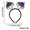 Diadema Divertida de Dibujos Animados para Halloween Accesorios para el Cabello Decoraciones para Fiesta Temática del Festival de Fantasmas Diadema de Murciélago Araña Hebilla para la Cabeza
