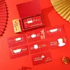 Envelope Vermelho Criativo Oco Fosco Caixa de Presente Ritual Presente de Ano Novo Personalidade Fosca de Alto Nível Tanabata para Amigos Homens e Mulheres